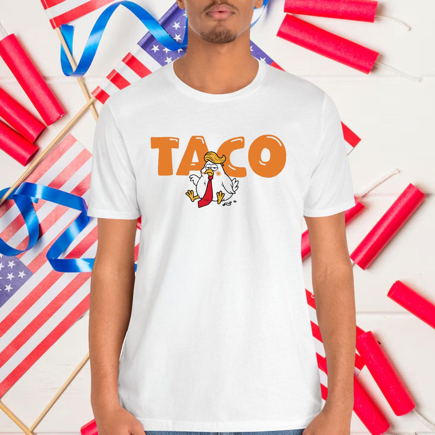 Trump Always Chickens Taco Protest Gifts T-Shirt
