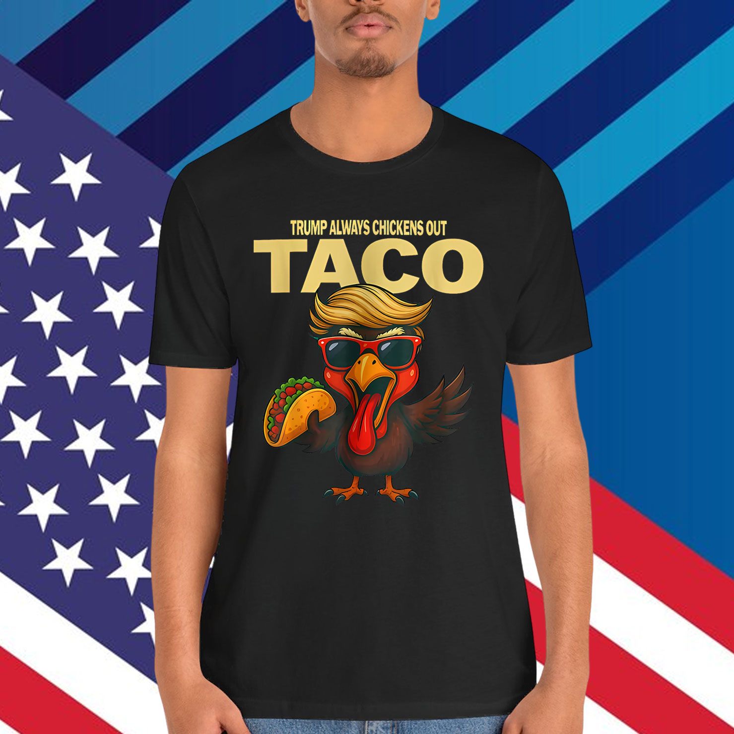 Let's Go Taco Always Chickens Out T-Shirt