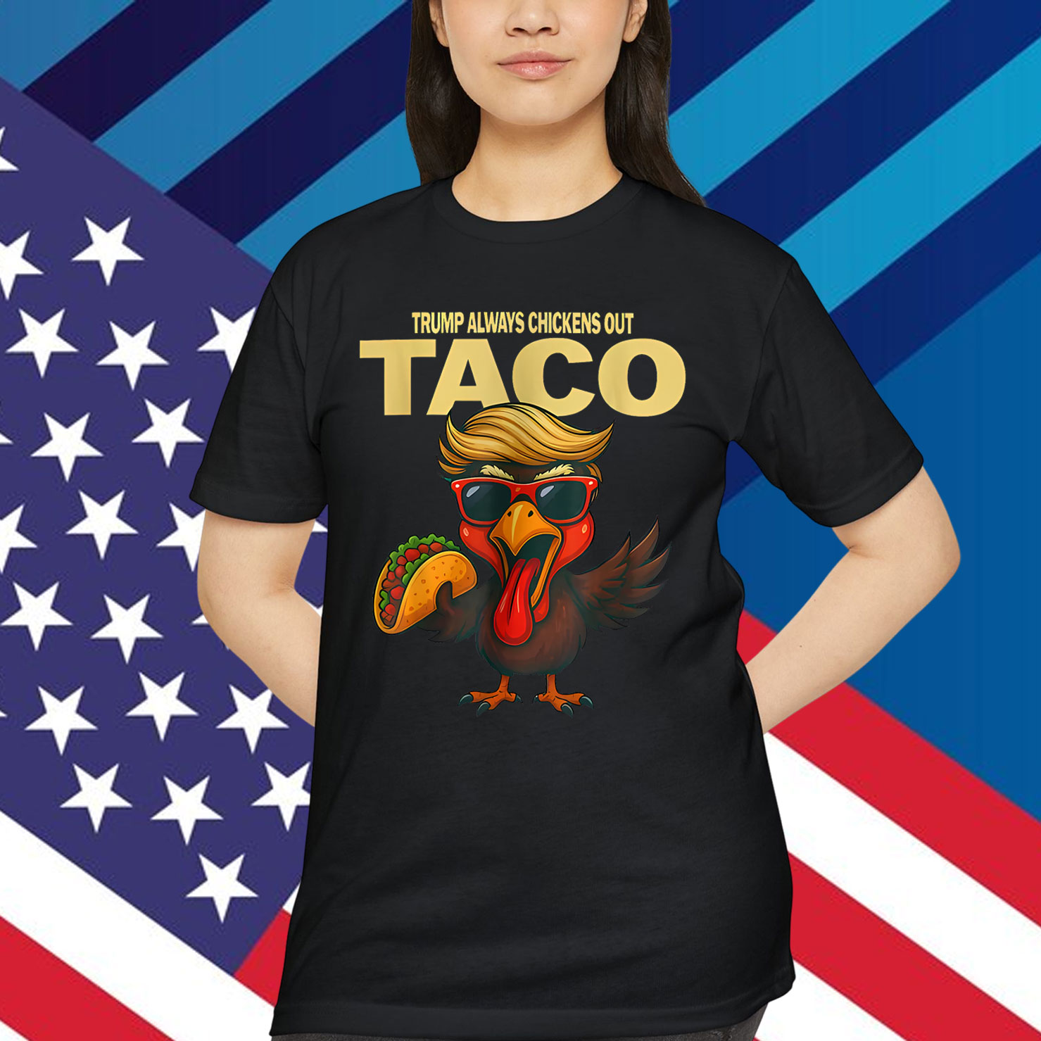 Let's Go Taco Always Chickens Out T-Shirt