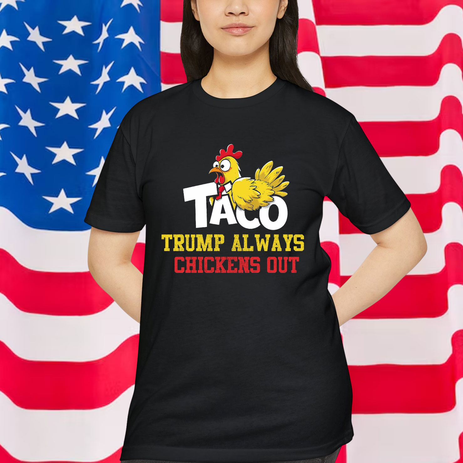 Lets Go Taco Funny Chicken Taco Out T-Shirt