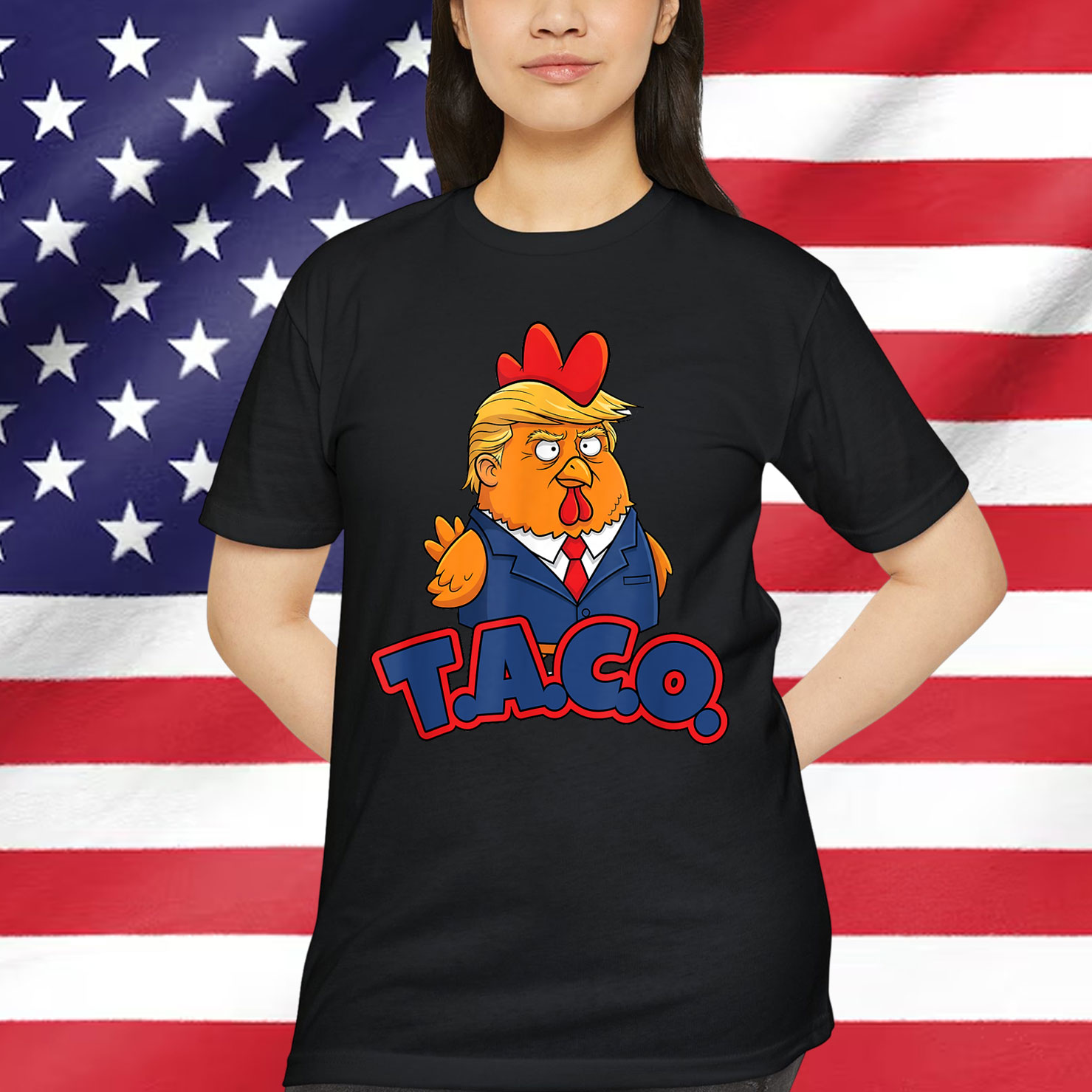 Trump Taco Always Chickens Out Anti T-Shirt