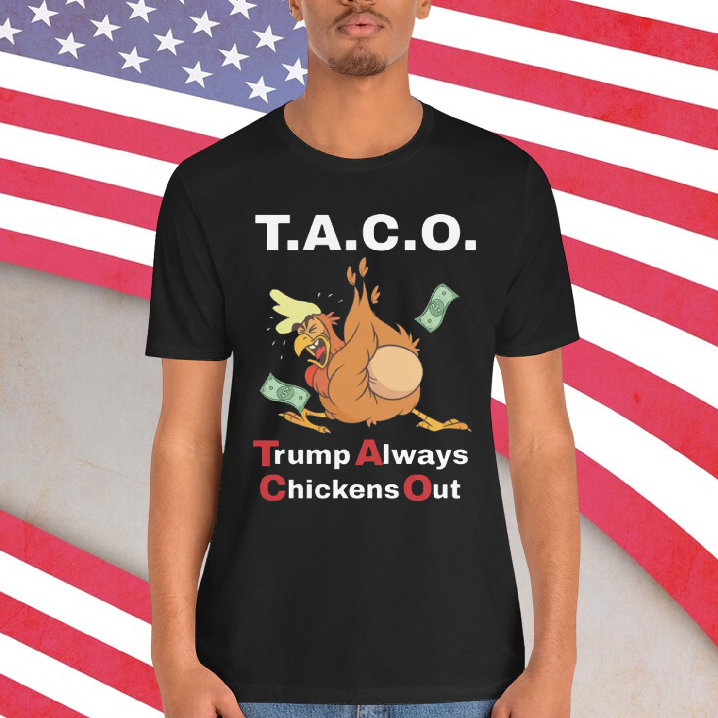 Let's Go Taco Trump Always Chickens Egg Out T-Shirt
