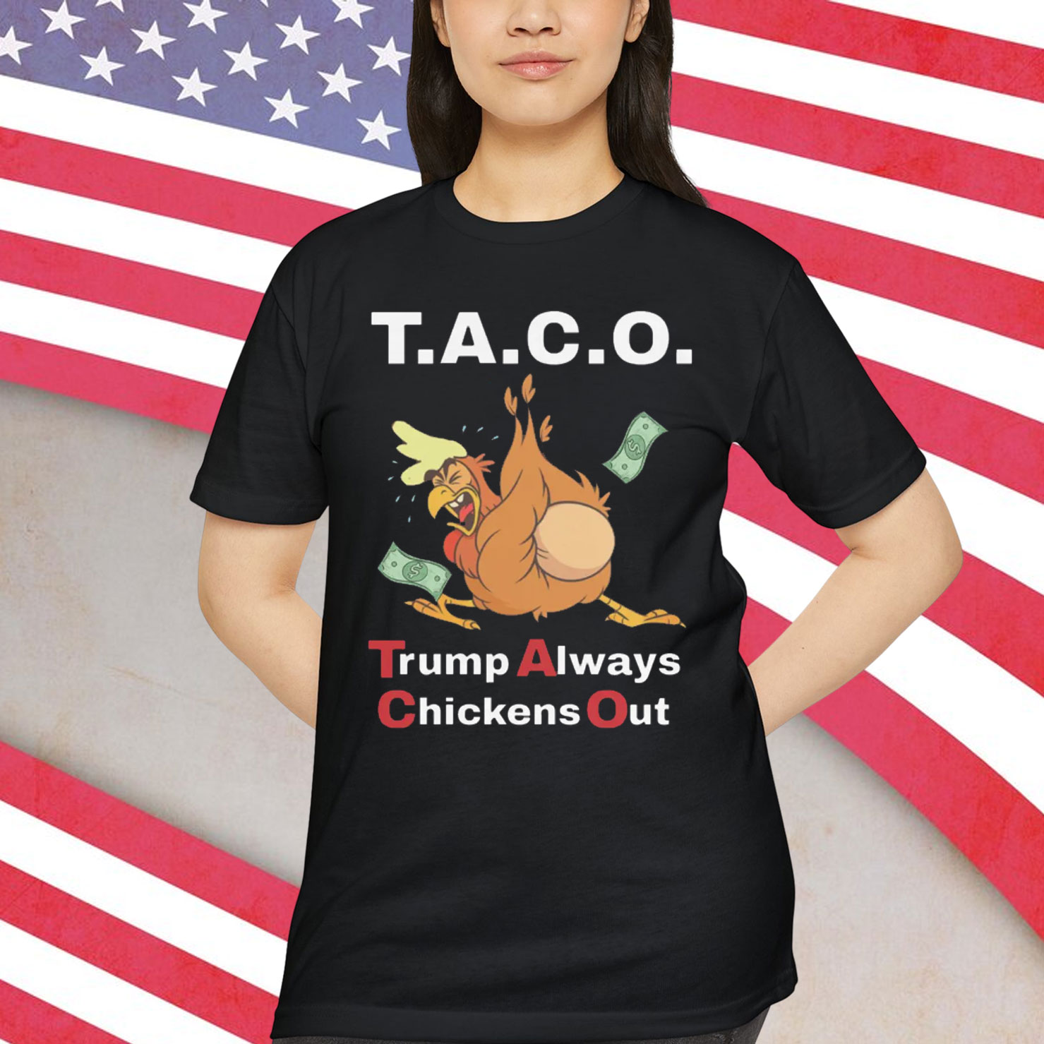 Let's Go Taco Trump Always Chickens Egg Out T-Shirt