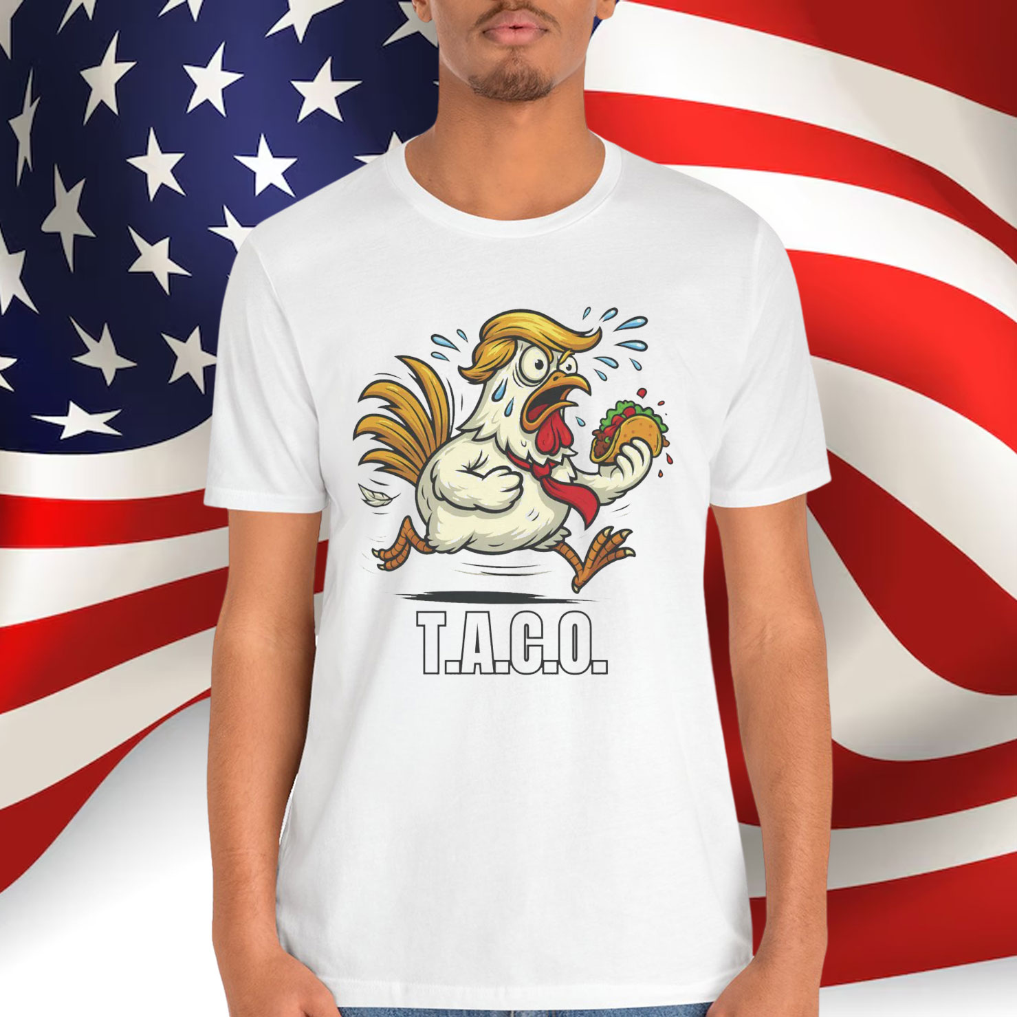 Let's Go Funny Chicken TACO T-Shirt