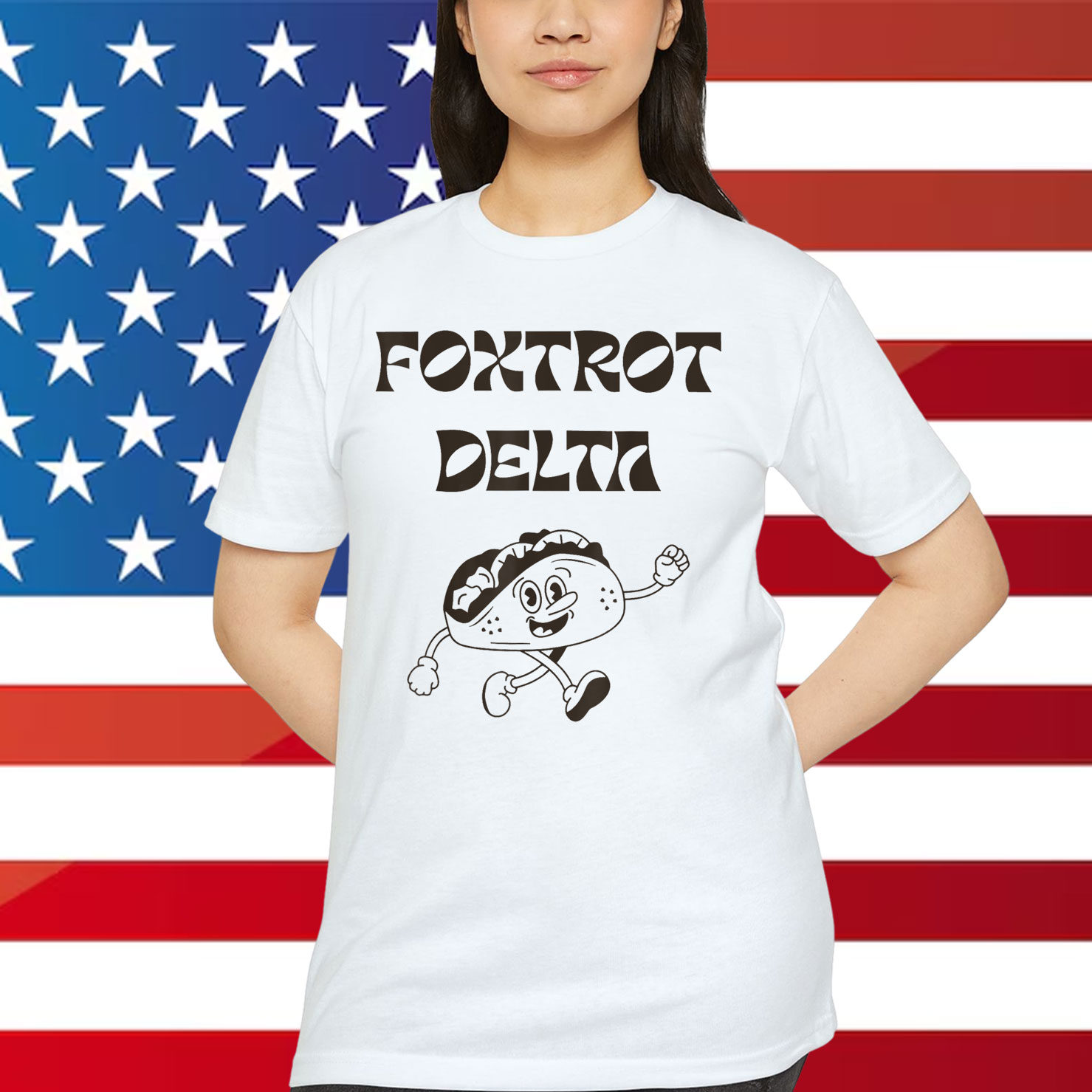 Let's Go TACO Funny Foxtrot Delta Retro Funny T-Shirt