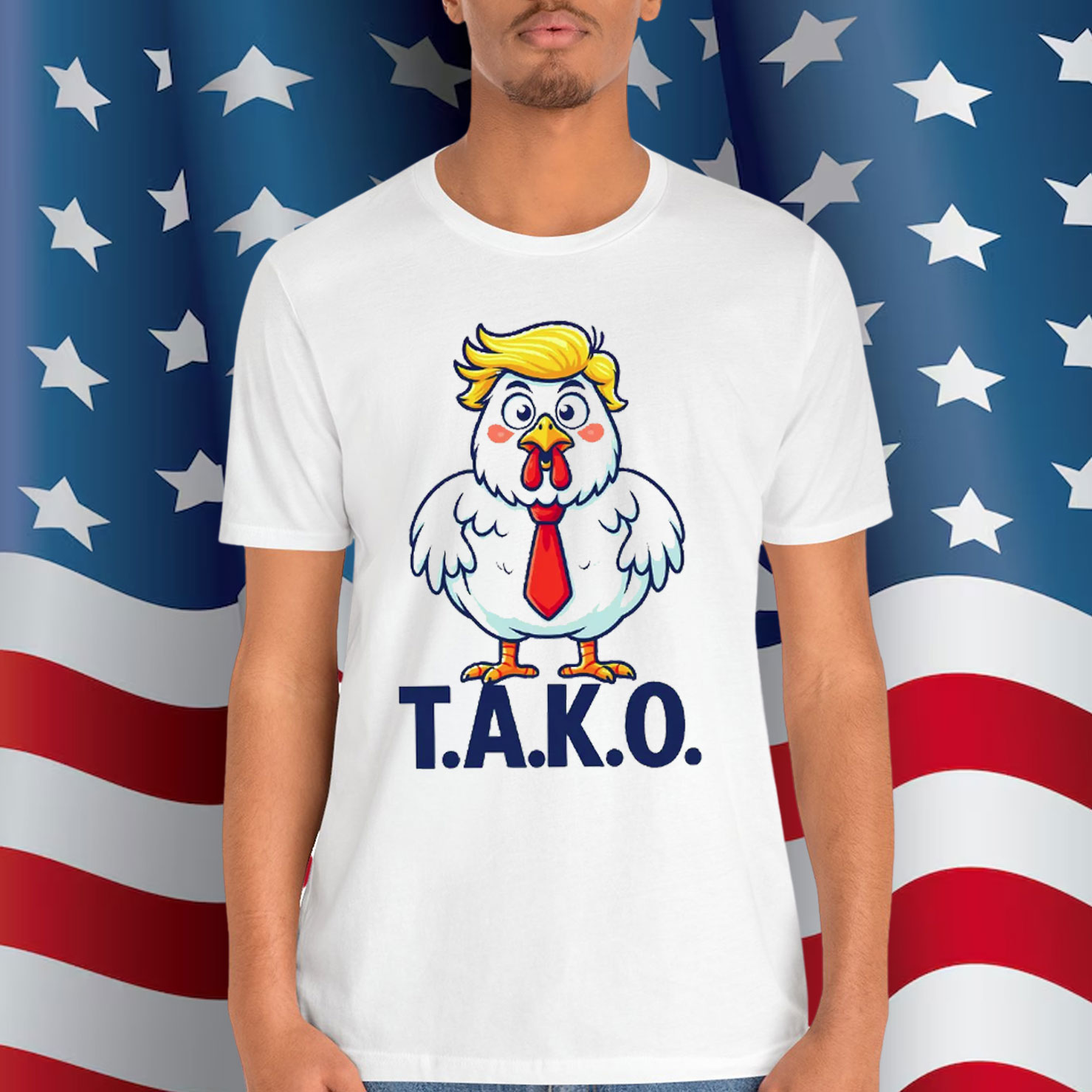 Funny Let's Go Taco Chickens Out Trump T-Shirt