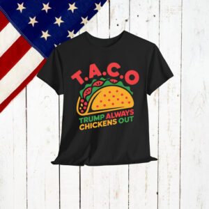 Funny Parody Trump Always Chickens Out Shirt
