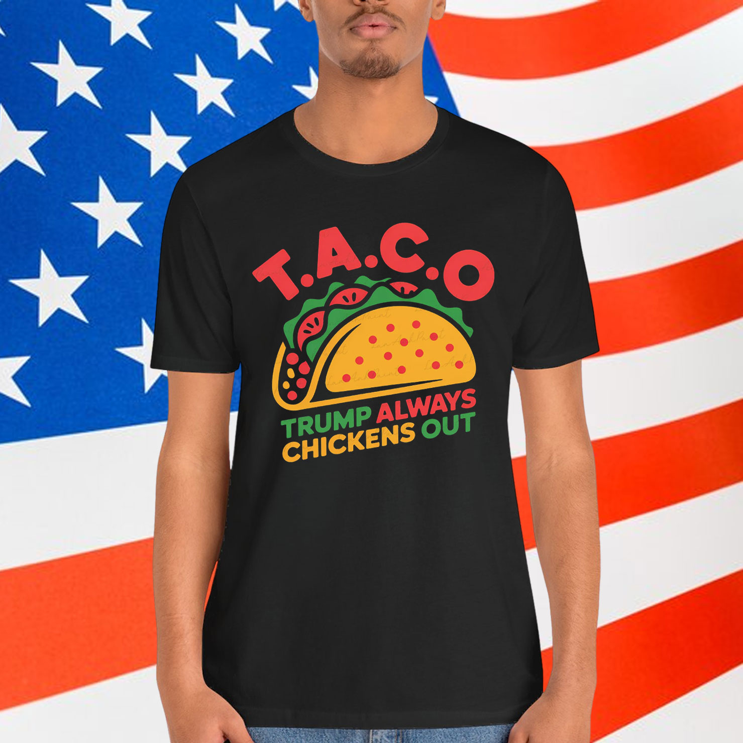 Funny Parody Trump Always Chickens Out Shirt