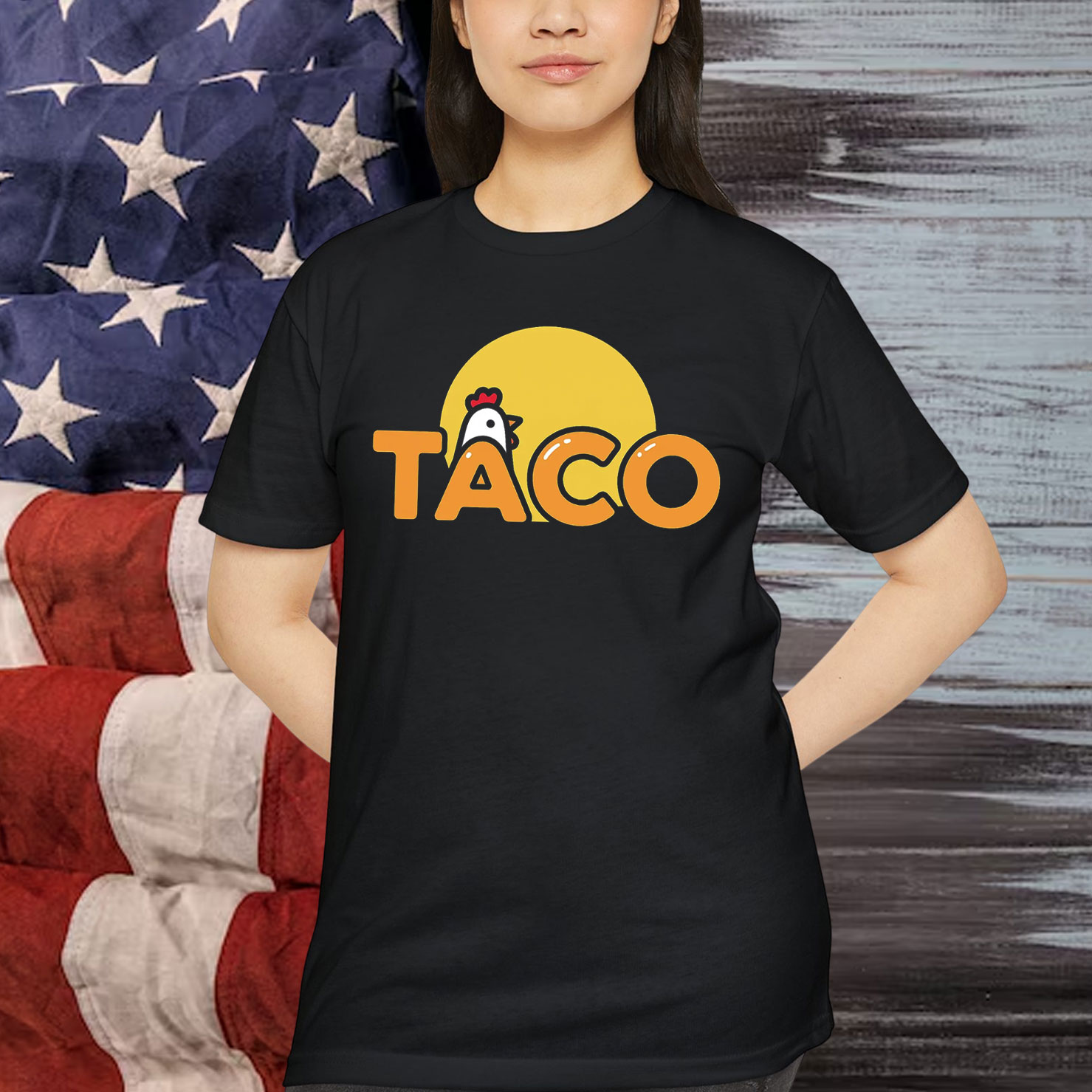 Let's Go Trump Funny Taco Chickens T-Shirt