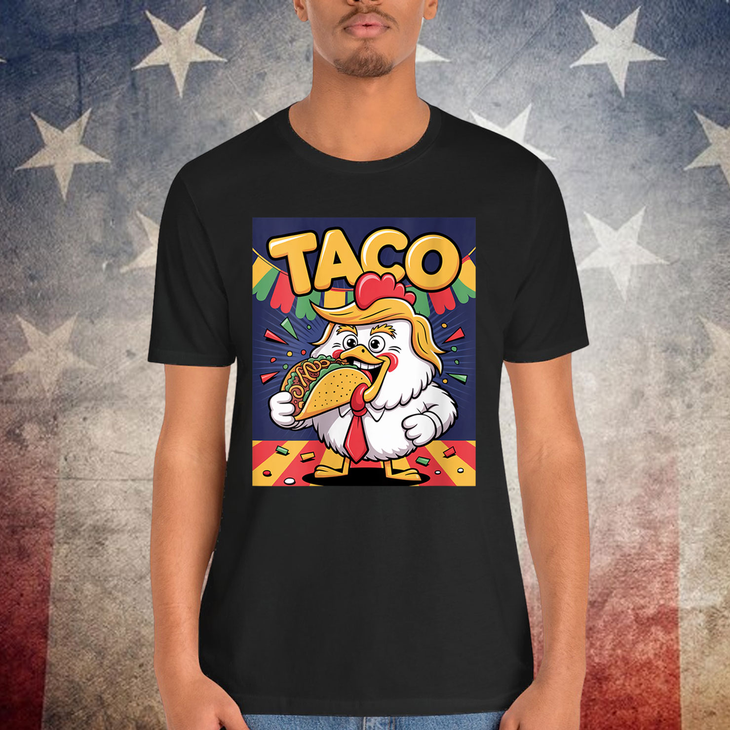 Let's Go Trump Always Chickens Out Anti T-Shirt