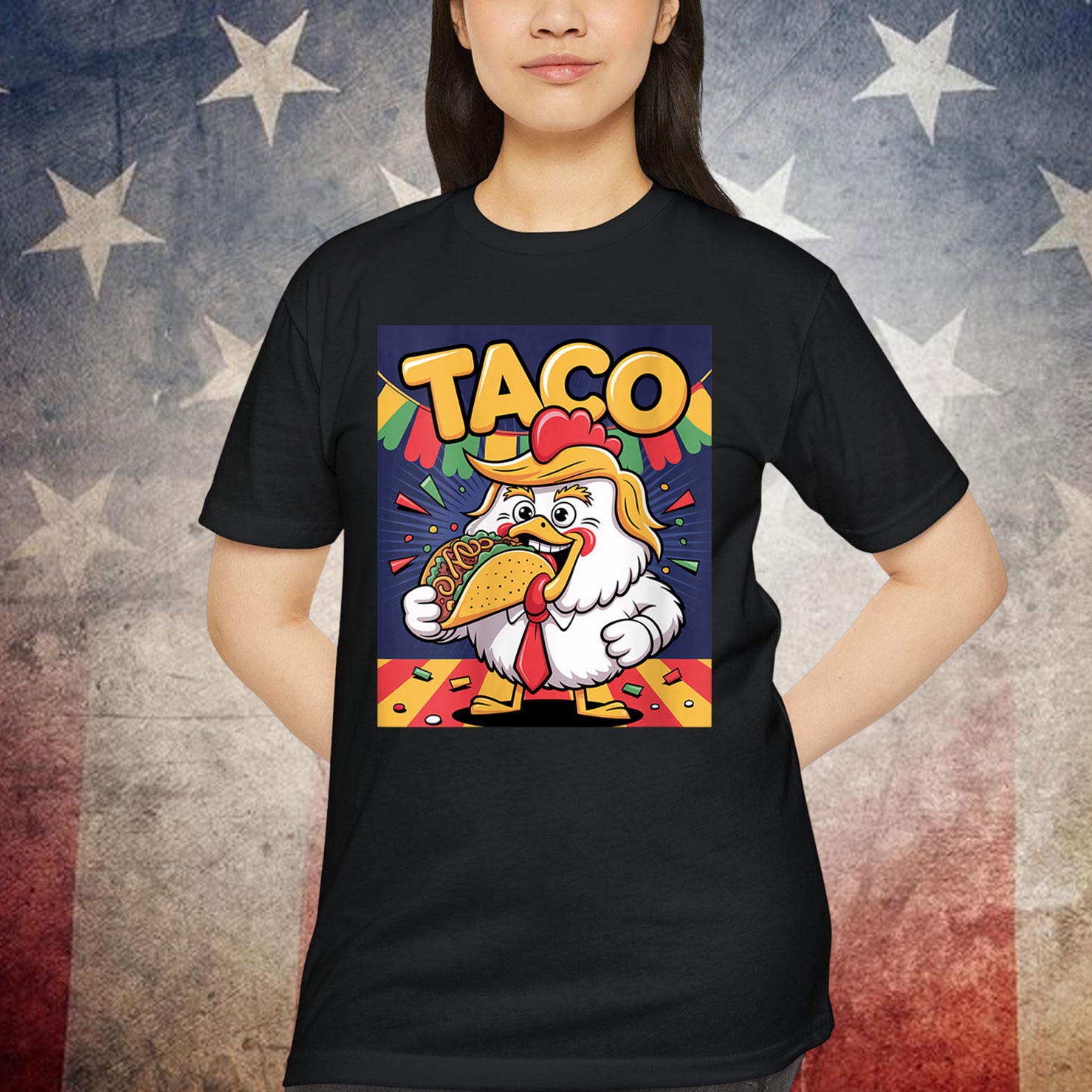 Let's Go Trump Always Chickens Out Anti T-Shirt