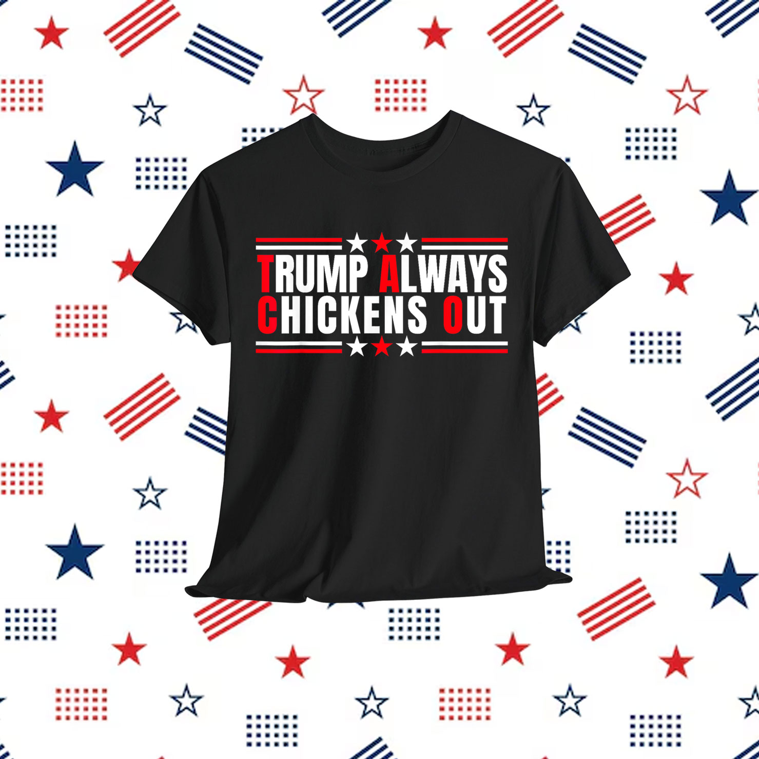 Funny TACO Trump Always Chickens Out T-Shirt