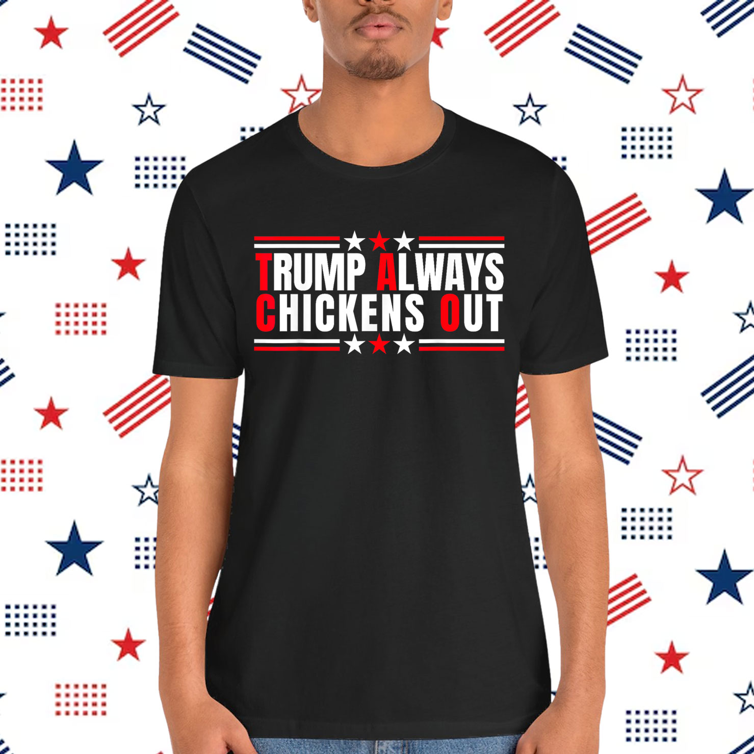 Funny TACO Trump Always Chickens Out T-Shirt
