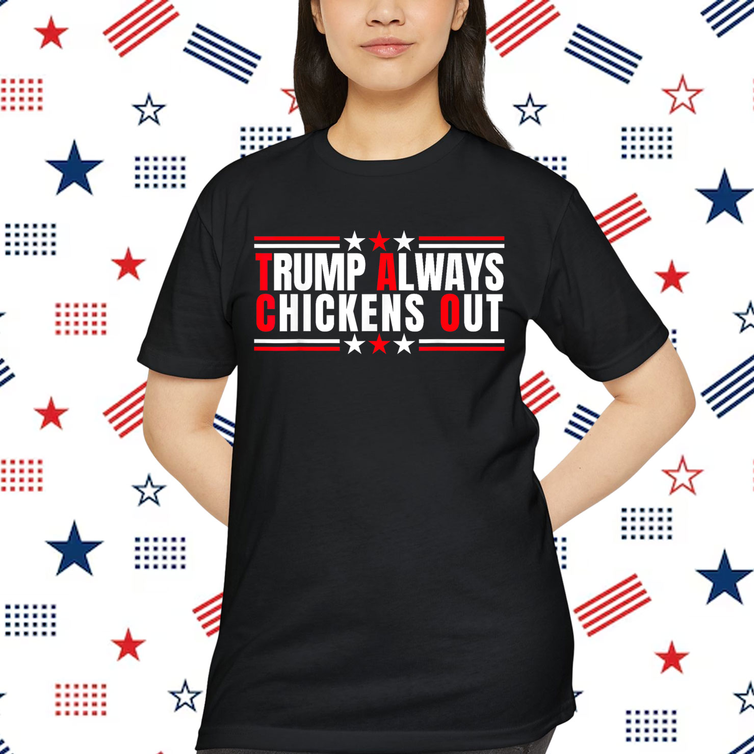 Funny TACO Trump Always Chickens Out T-Shirt