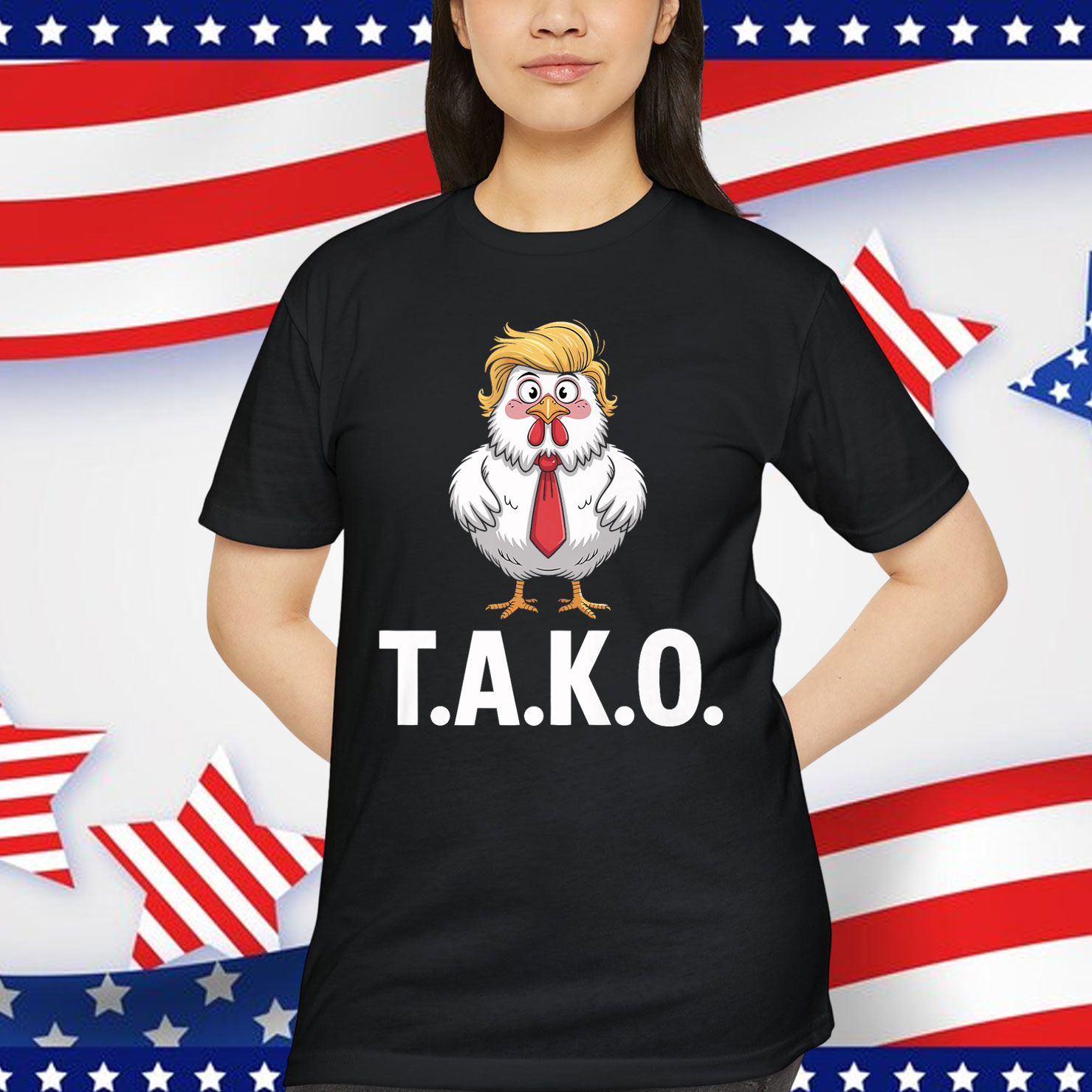 Taco Always Chickens Out Trump T-Shirt