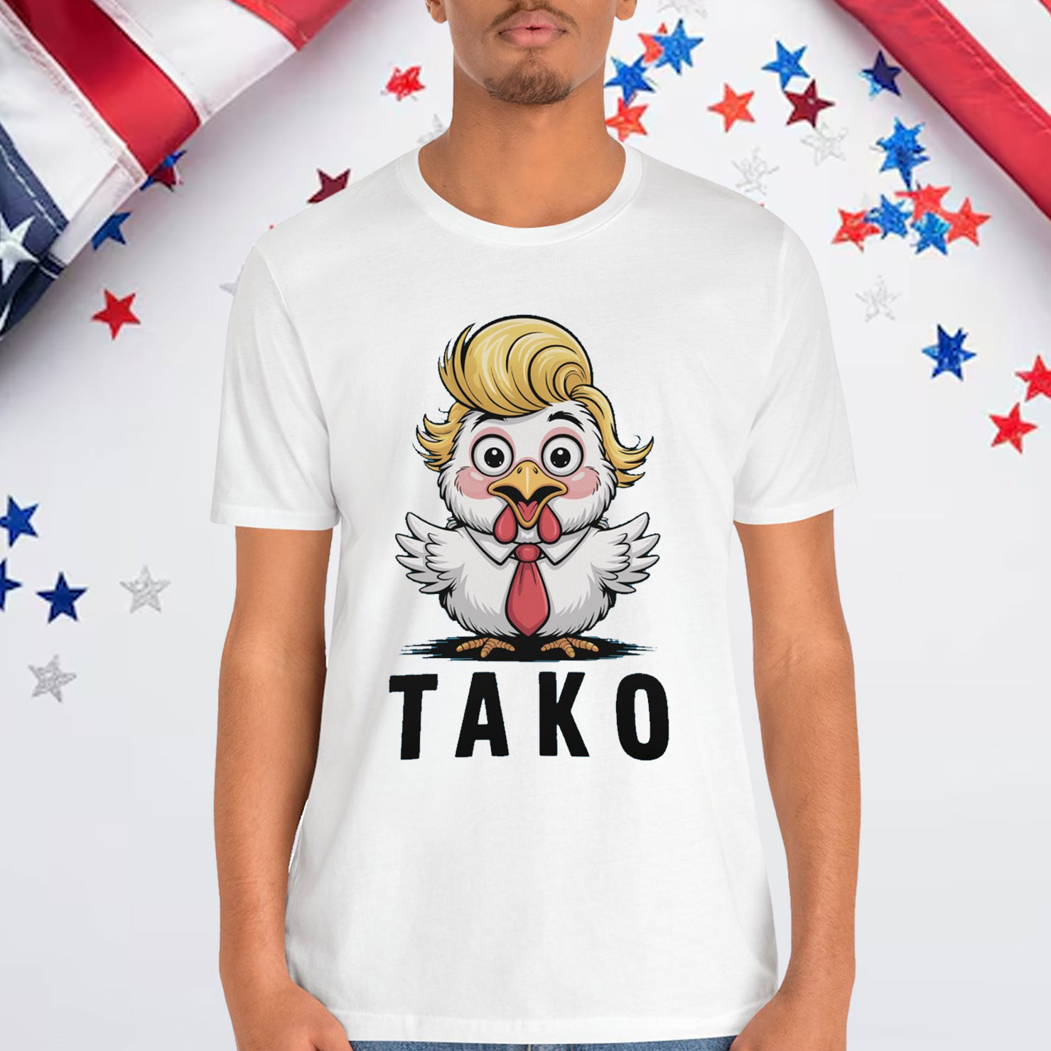 Funny Taco Trump Always Chickens Out T-Shirt