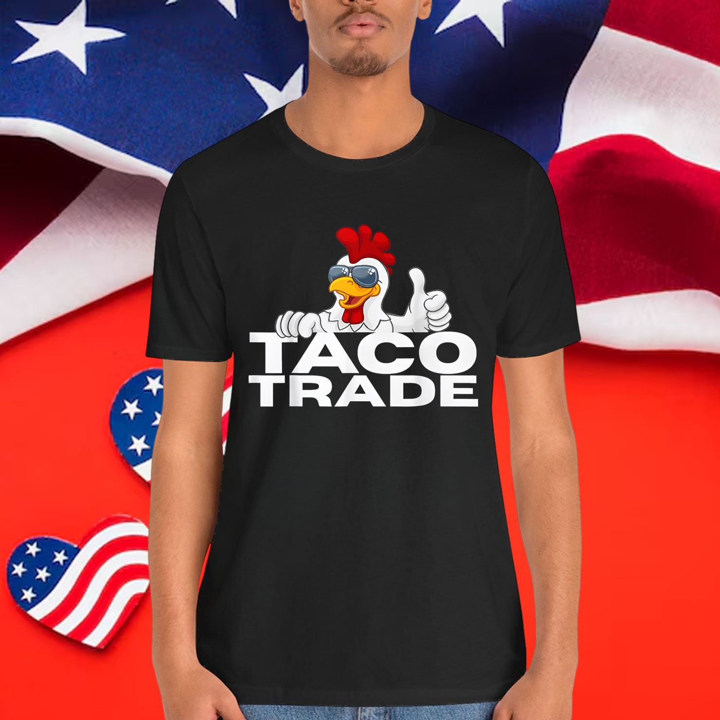 Funny Taco Trump Always Chicken T-Shirt