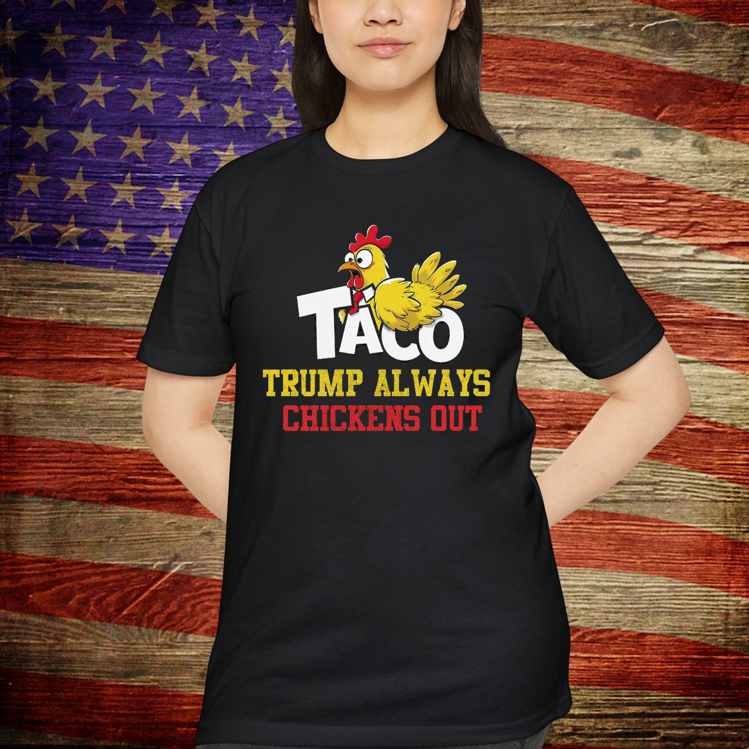 Funny Trump Chicken TACO T-Shirt
