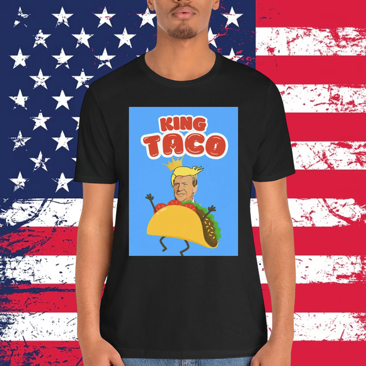 King TACO Trump Chicken Out Funny T-Shirt