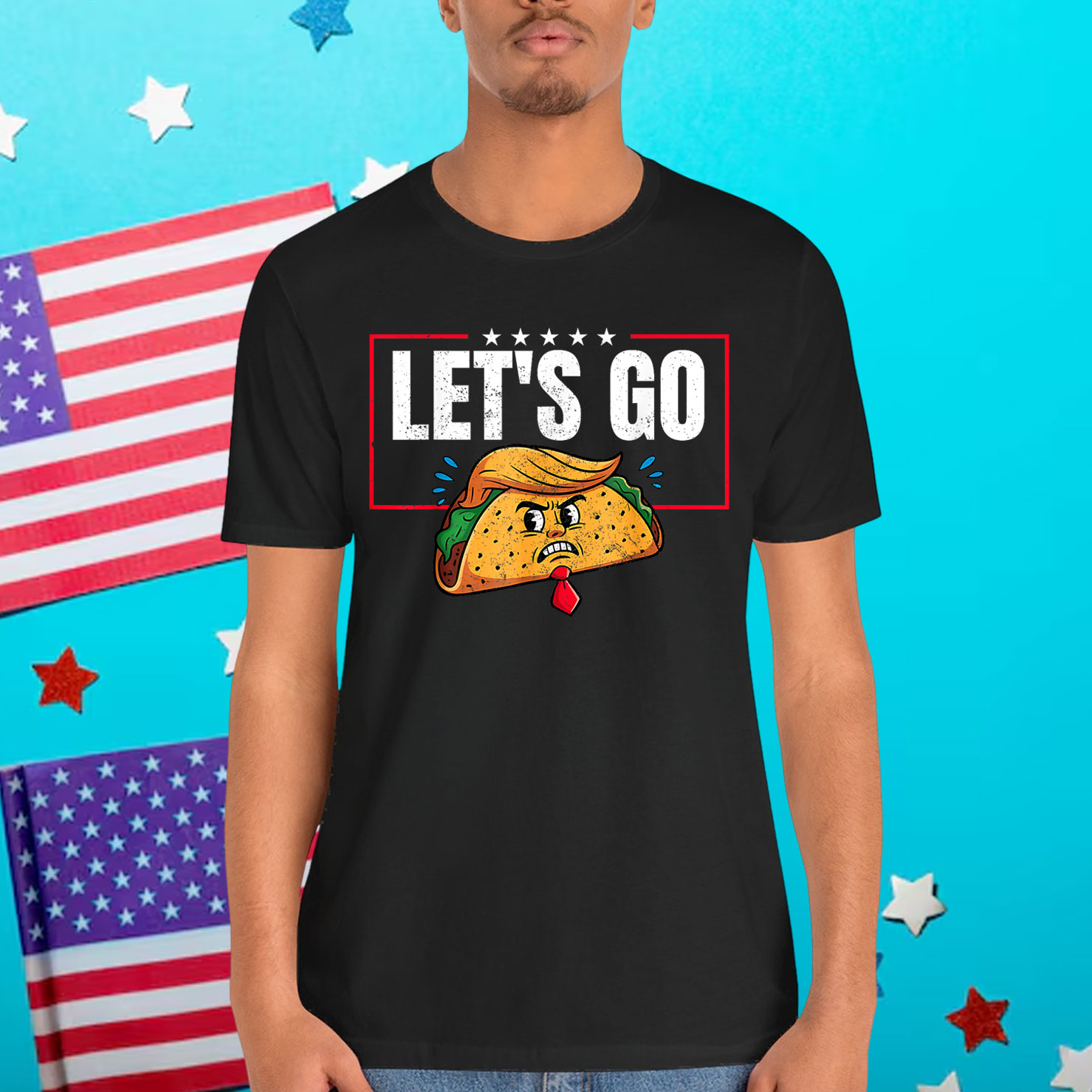 Let's Go TACO Funny Trump Always Chickens Out 2025 T-Shirt