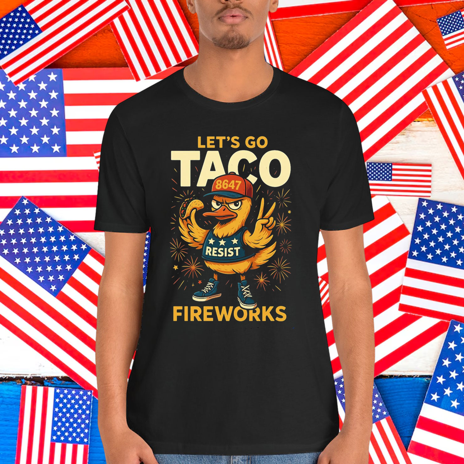 Let's Go TACO Trump Always Chickens Political T-Shirt