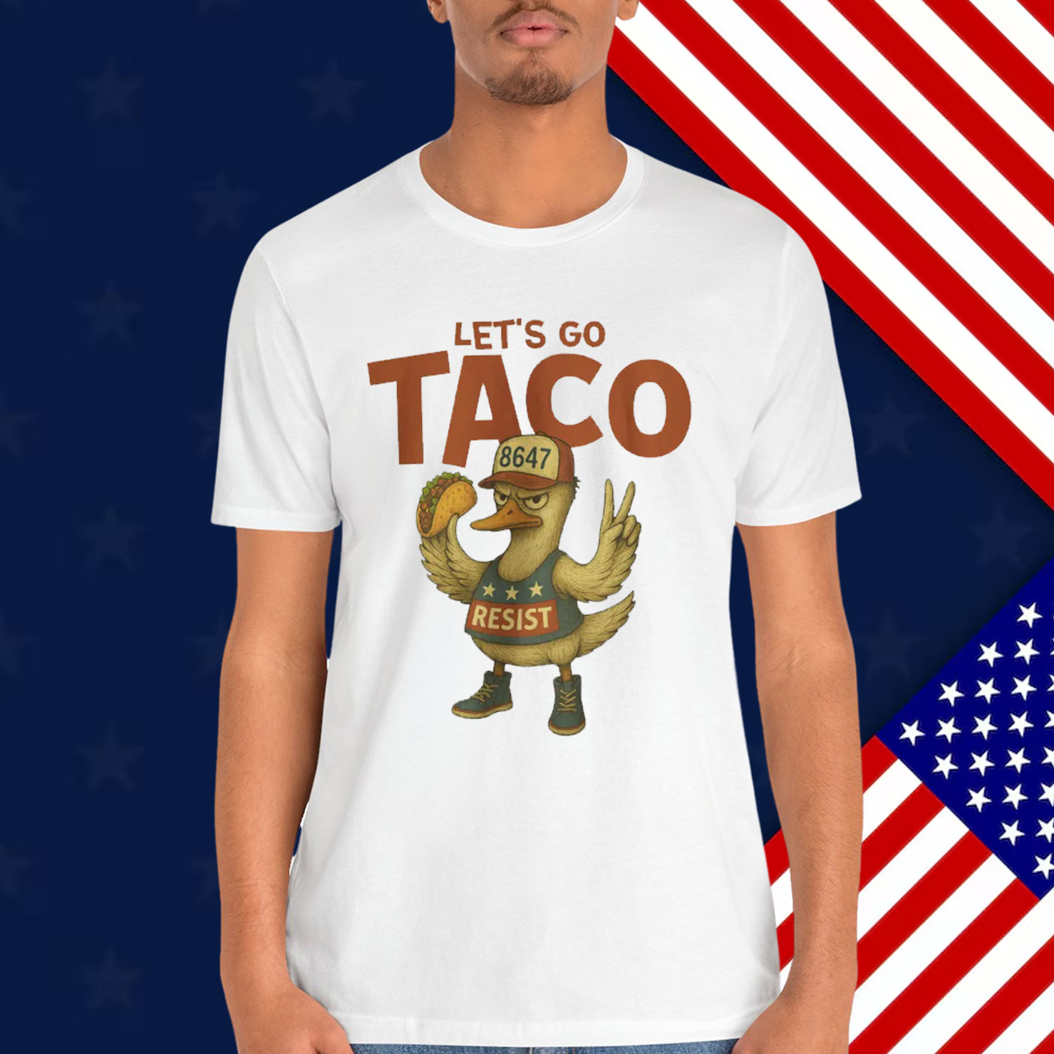 Let's Go TACO Always Chickens Political Out T-Shirt