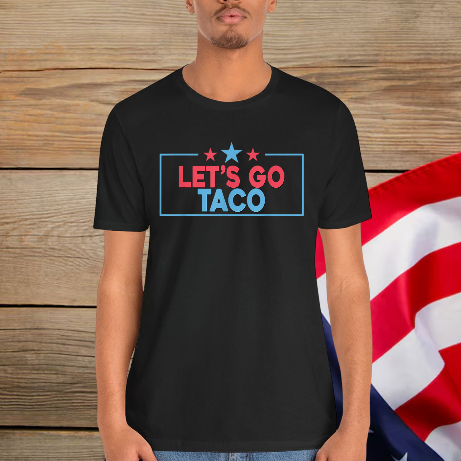Let's Go Taco Funny Trump Out July T-Shirt