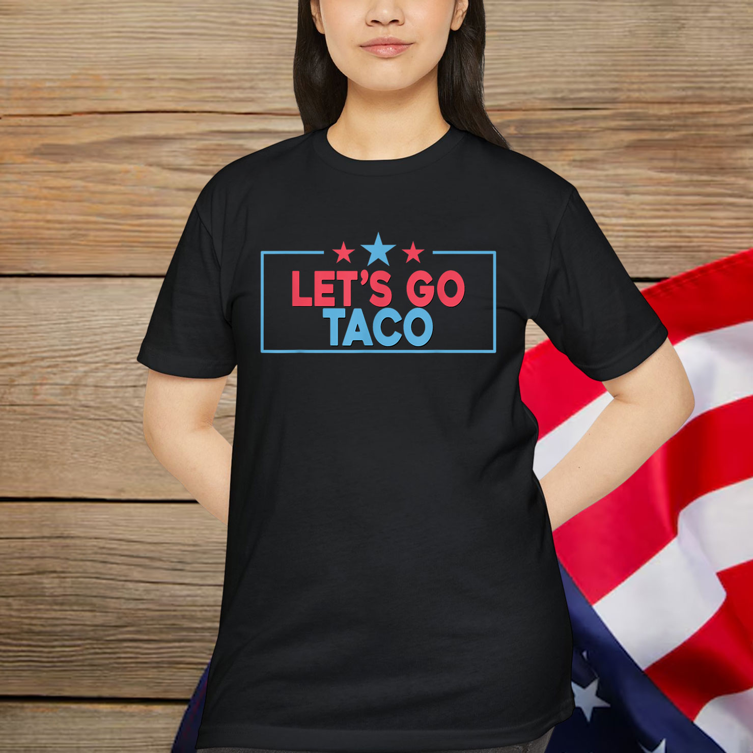 Let's Go Taco Funny Trump Out July T-Shirt