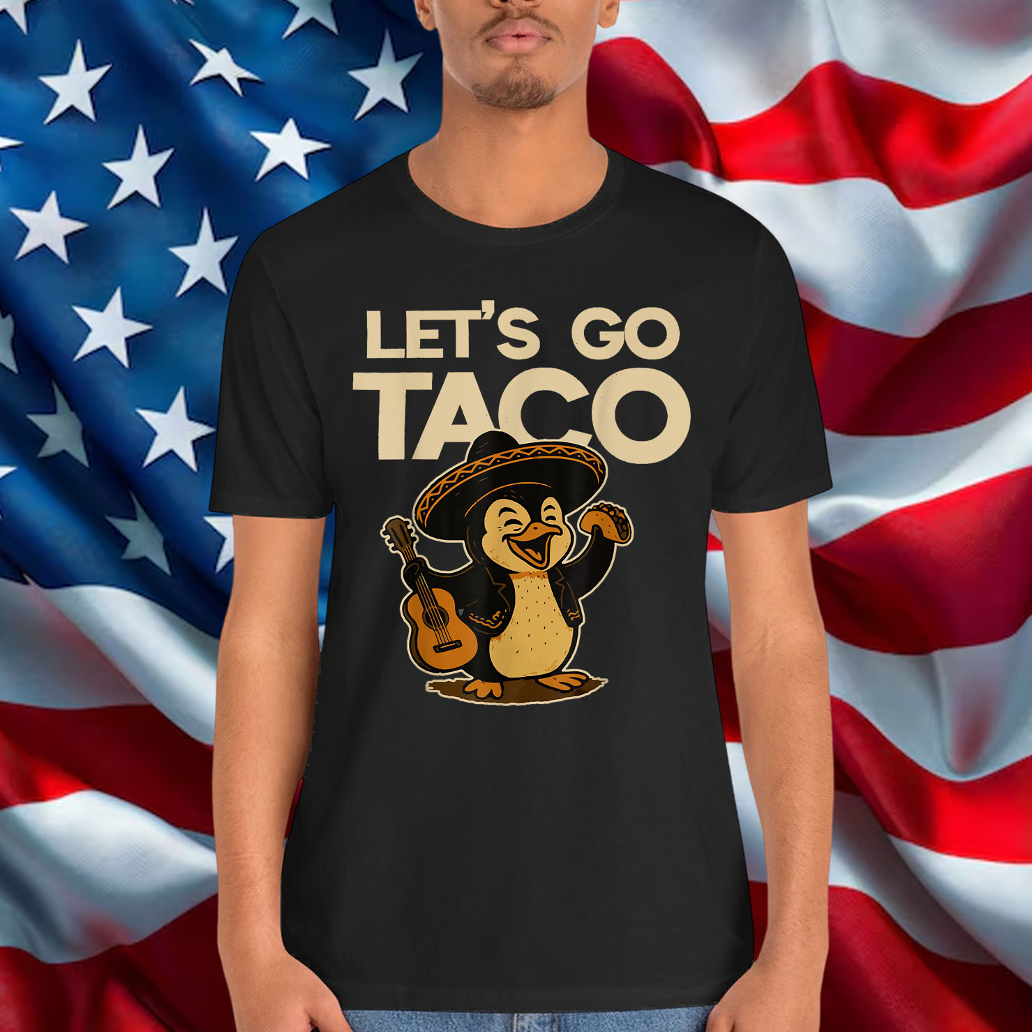 Let's Go Taco Funny Trump Always Chickens Out Mexican T-Shirt