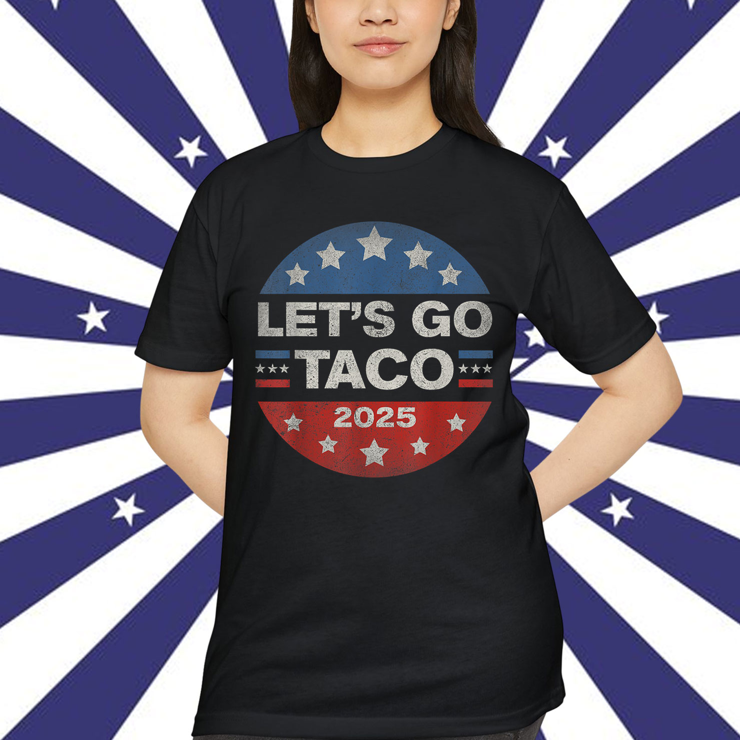 Let's Go Taco Trump Always Chickens Out T-Shirt