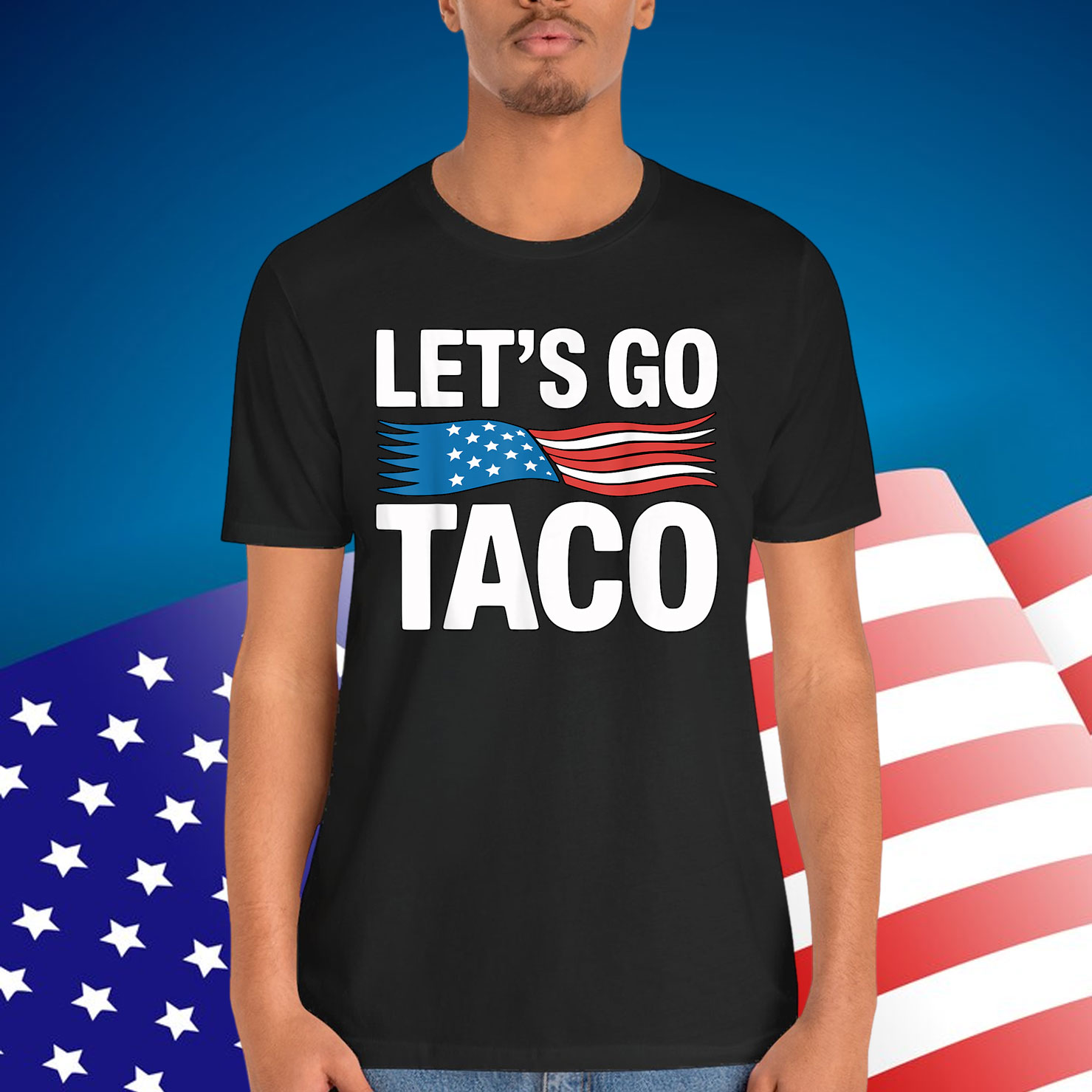 Let's Go Taco Funny Trump Always Chickens Out T-Shirt