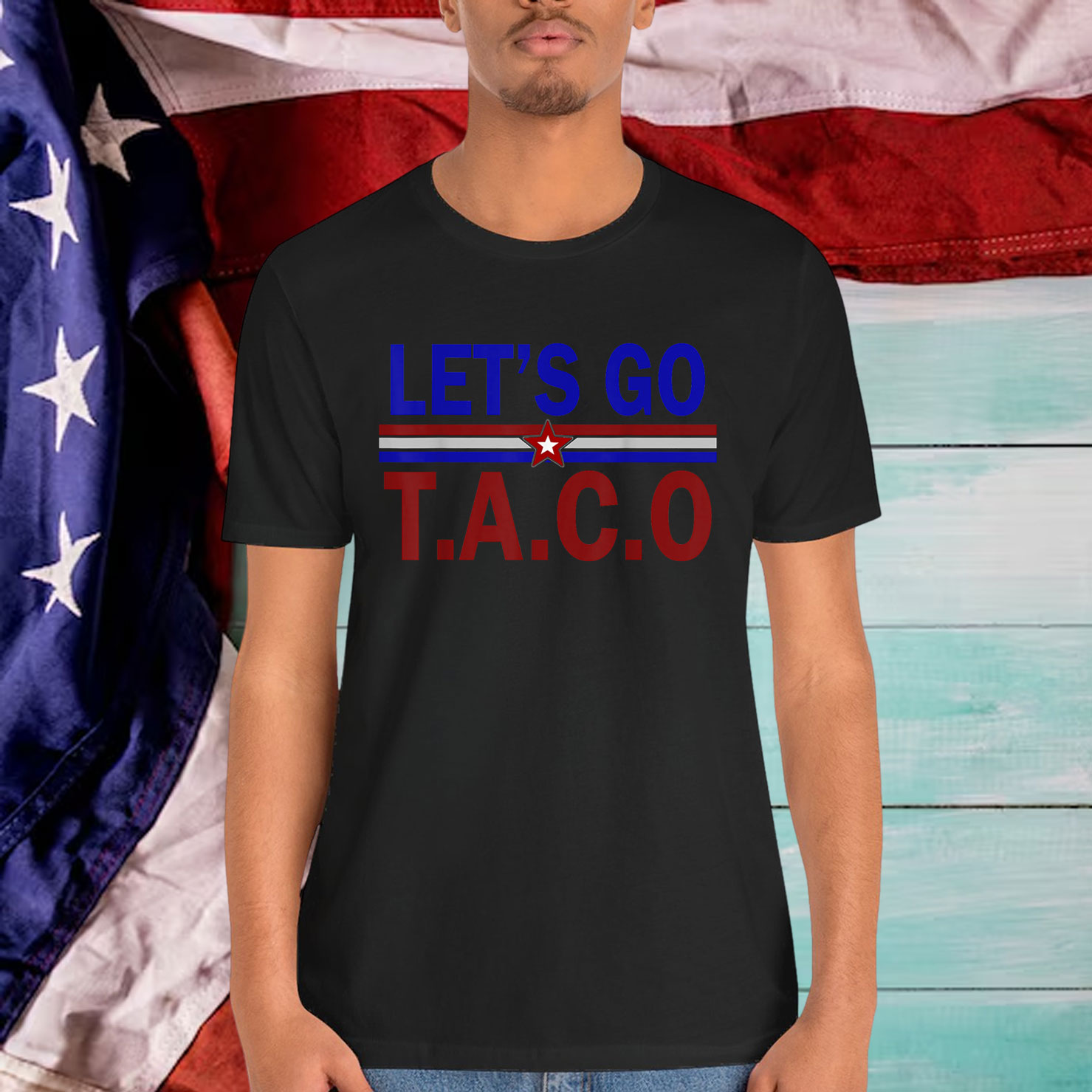 Let's Go Taco Funny Trump Always Chickens Out T-Shirt