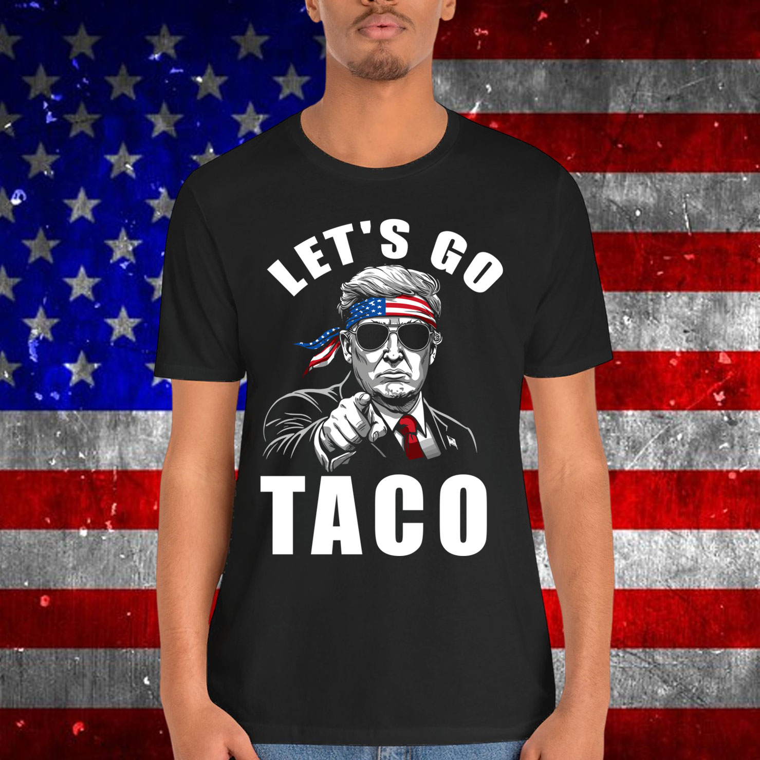 Let's Go Taco Funny Trump Always Chickens Out Pullover T-Shirt
