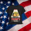 Trump Taco Parody Retro Cartoon Throw Pillow T-Shirt