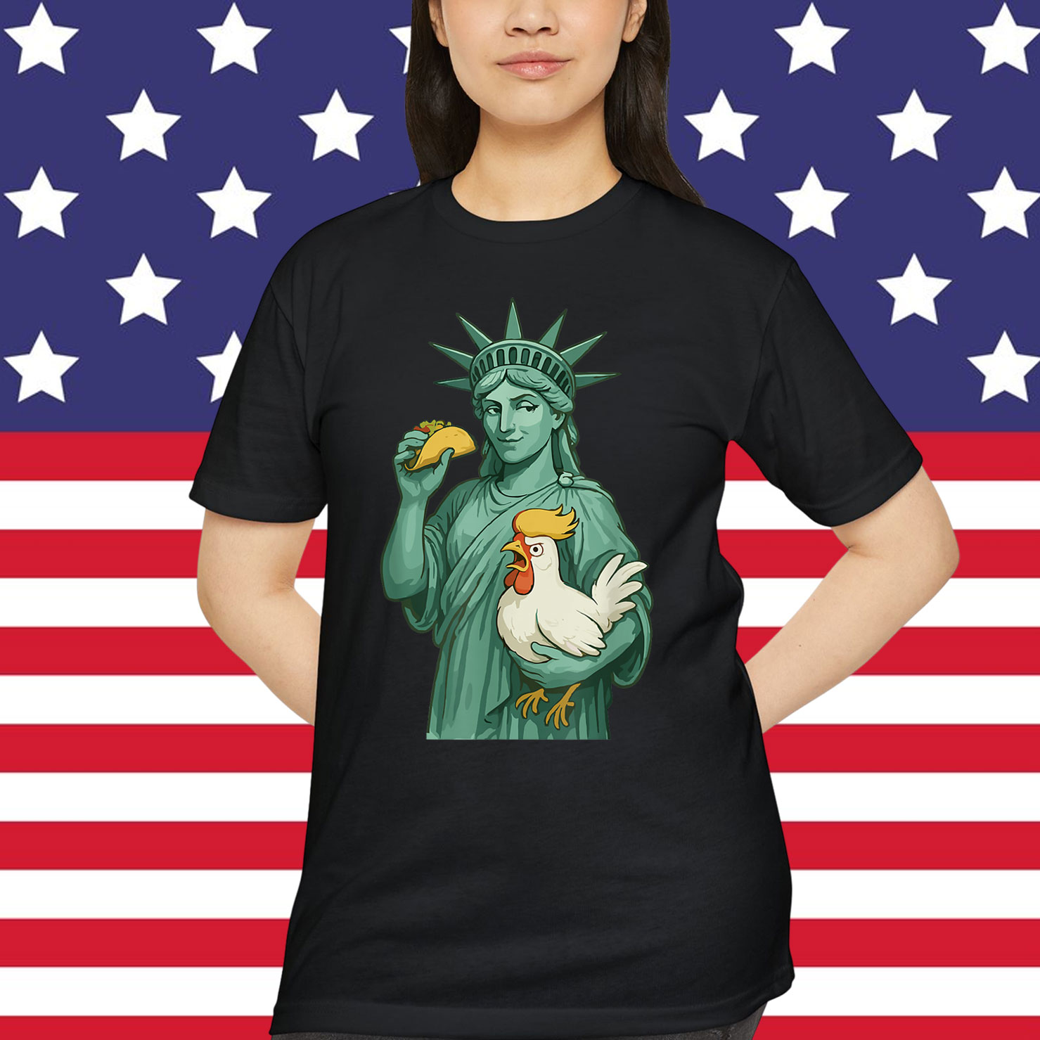 TACO Trump Always Chickens Out Funny T-Shirt
