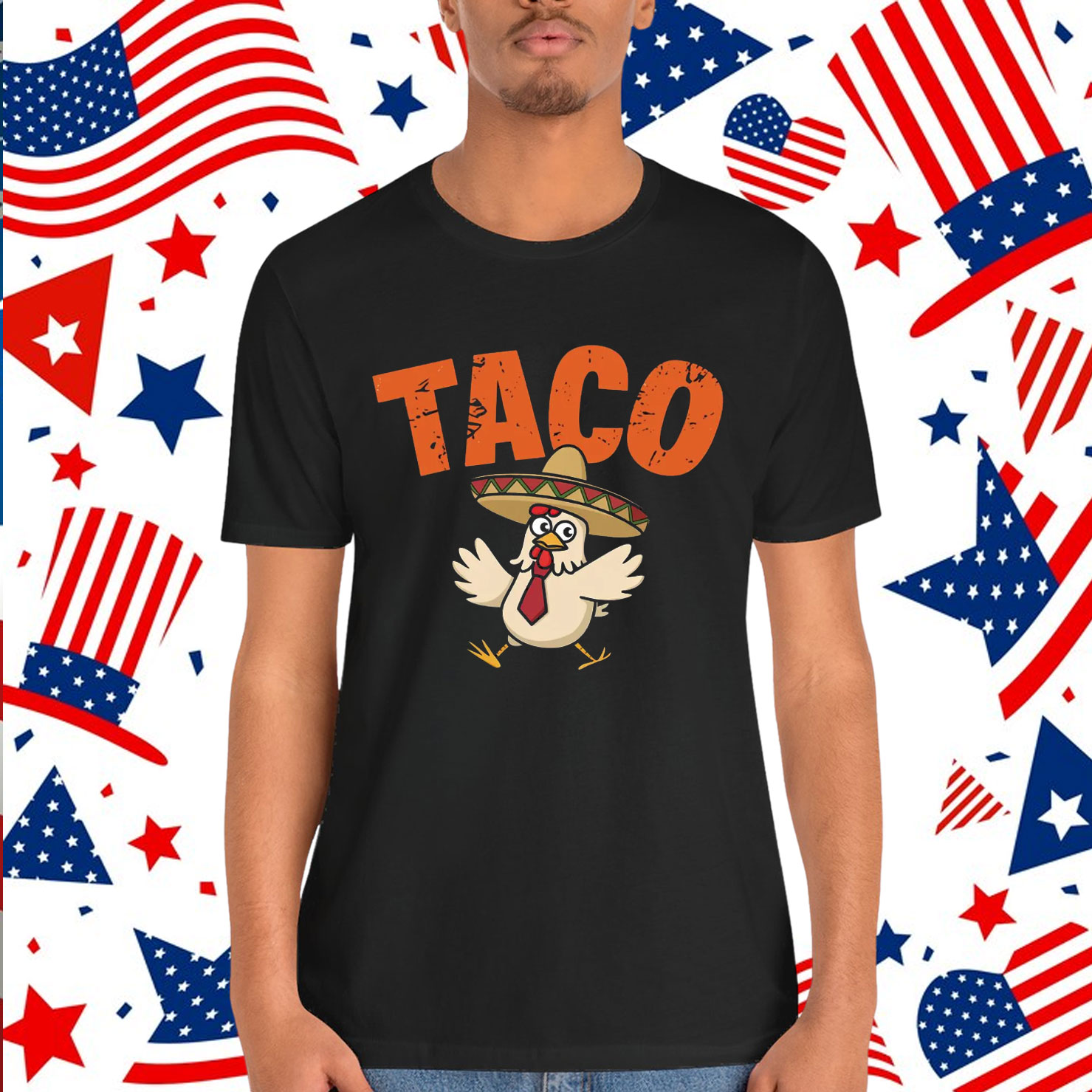 Let's Go Taco Trump Always Chickens Out T-Shirt