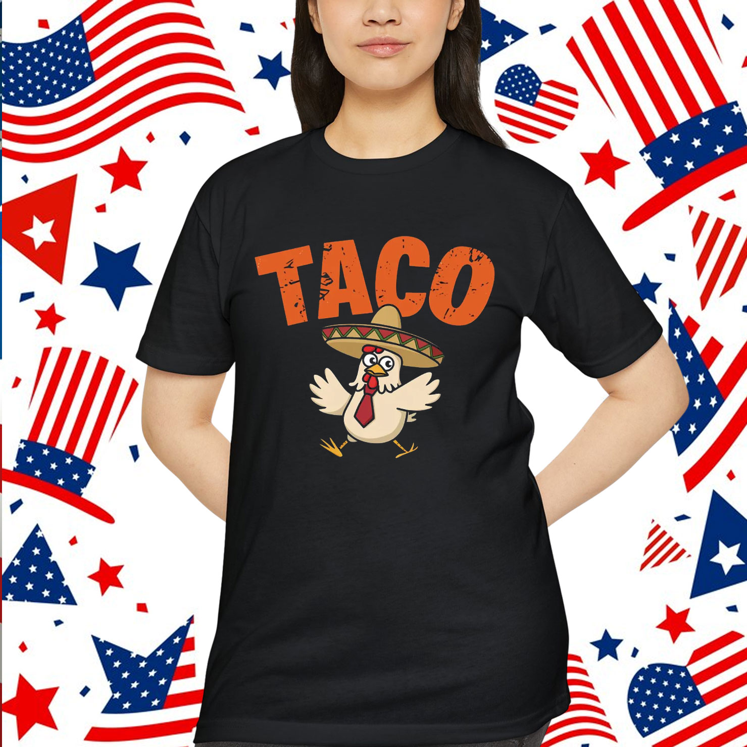 Let's Go Taco Trump Always Chickens Out T-Shirt
