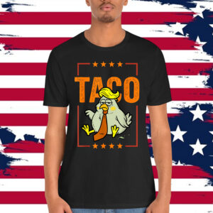 Trump Always Chickens Out Funny Trendy T-Shirt