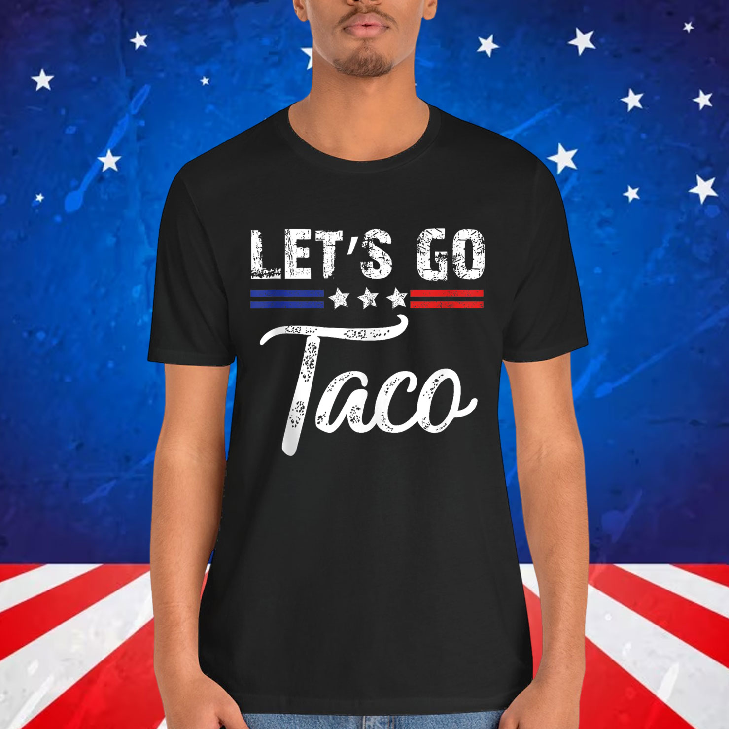 Trump Always Chickens Out Let's Go TACO Funny T-Shirt