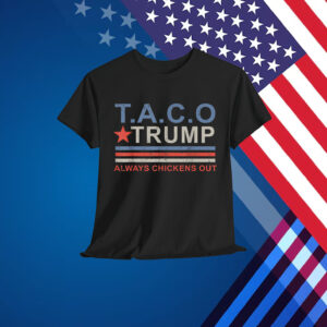 Let's Go Trump Always Chickens Out Funny T-Shirt