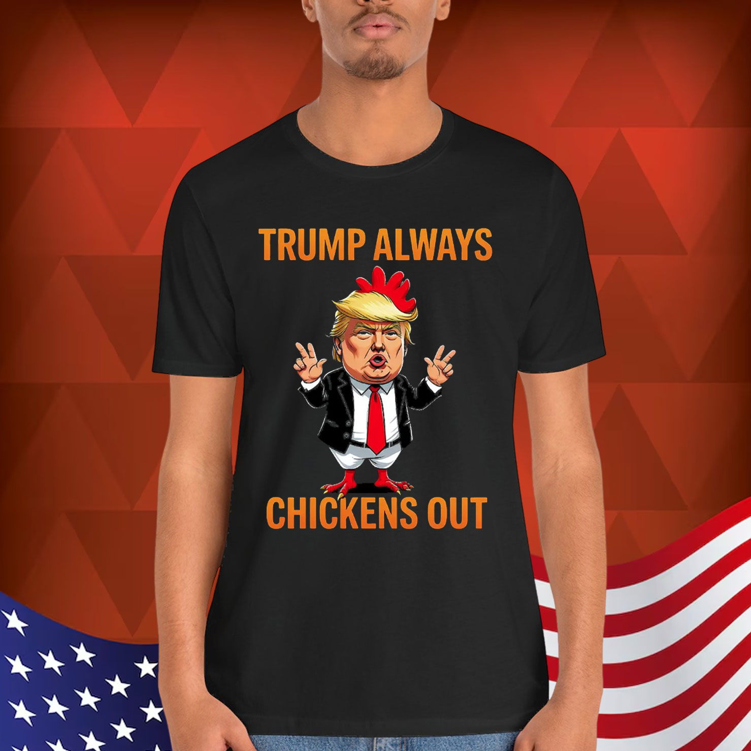 Let's Go Taco Always Trump Out Chickens T-Shirt