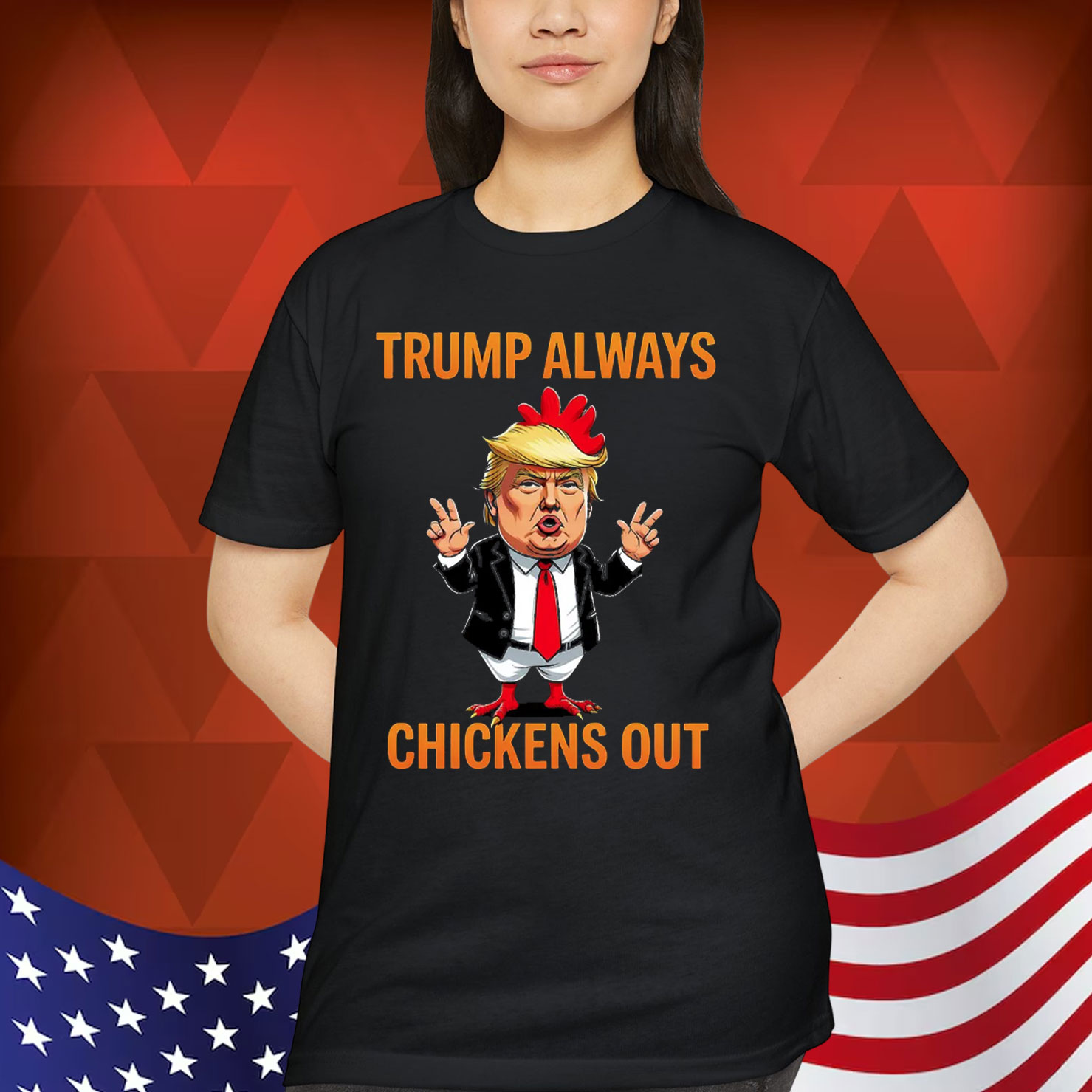 Let's Go Taco Always Trump Out Chickens T-Shirt