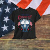 Trump Cartoon Chickens Out Funny T-Shirt