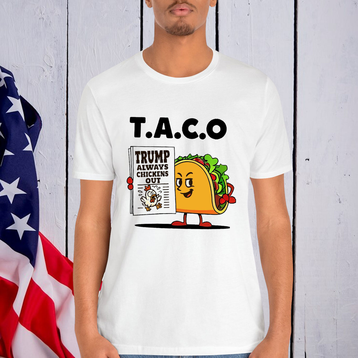 Let's Go Always TACO Breaking Chickens Anti T-Shirt
