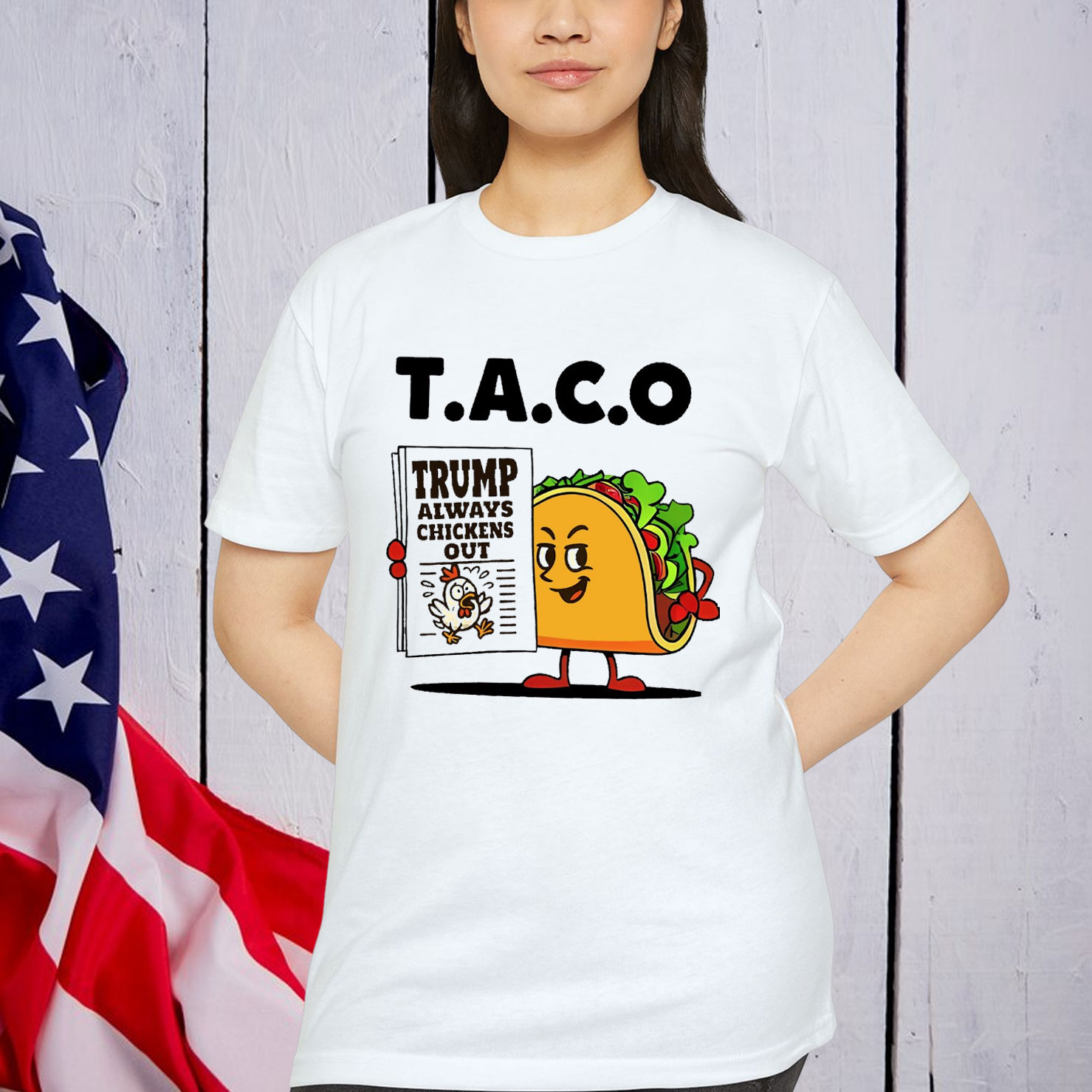 Let's Go Always TACO Breaking Chickens Anti T-Shirt